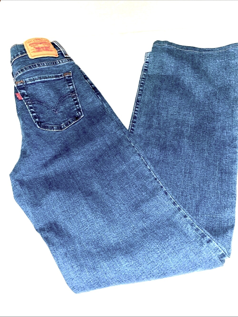 Women’s EUC 512 LEVI Jeans Ultra-flattering Sz 6L Ultra-high Waist Slim Fit MOM